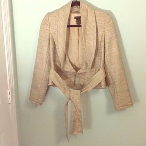 Tan and gold jacket